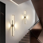 Linear LED Wall Sconce in Iron with Adjustable Color Temperature