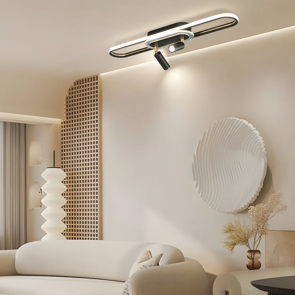 Modern Surface Mounted LED Spotlights with Three-Step Dimming