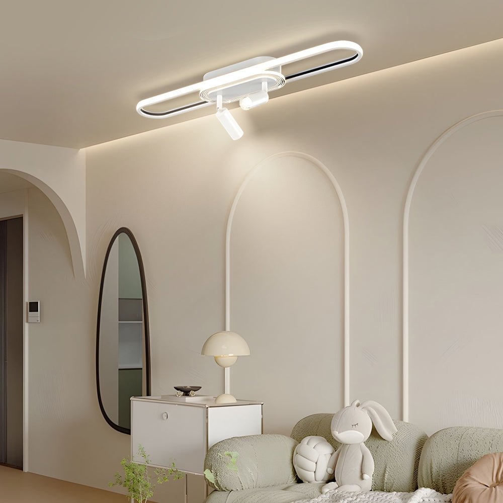 Modern Surface Mounted LED Spotlights with Three-Step Dimming