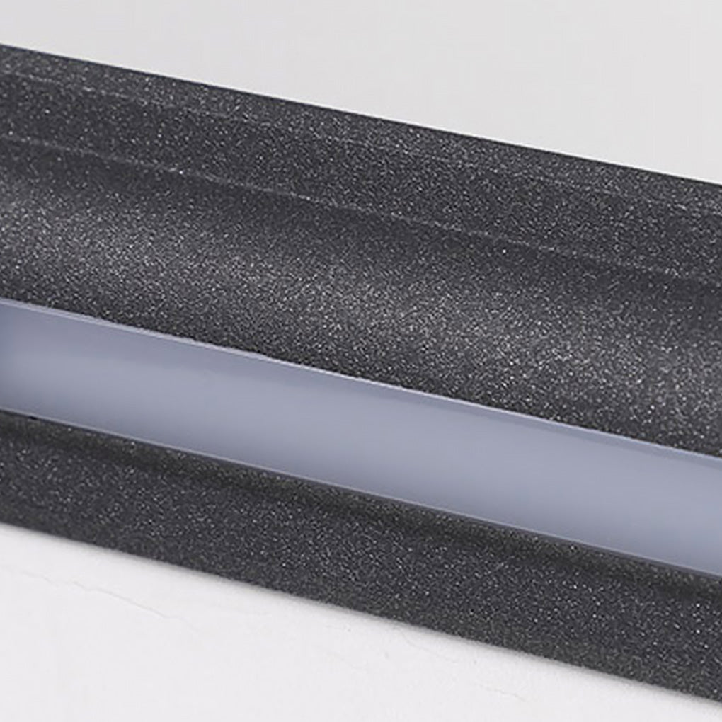 Long Strip Embedded Wall Light Corner Lights For Outdoor Garden Steps