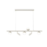 Nordic Linear LED Pendant Light with 3-Step Dimming for Modern Dining Spaces