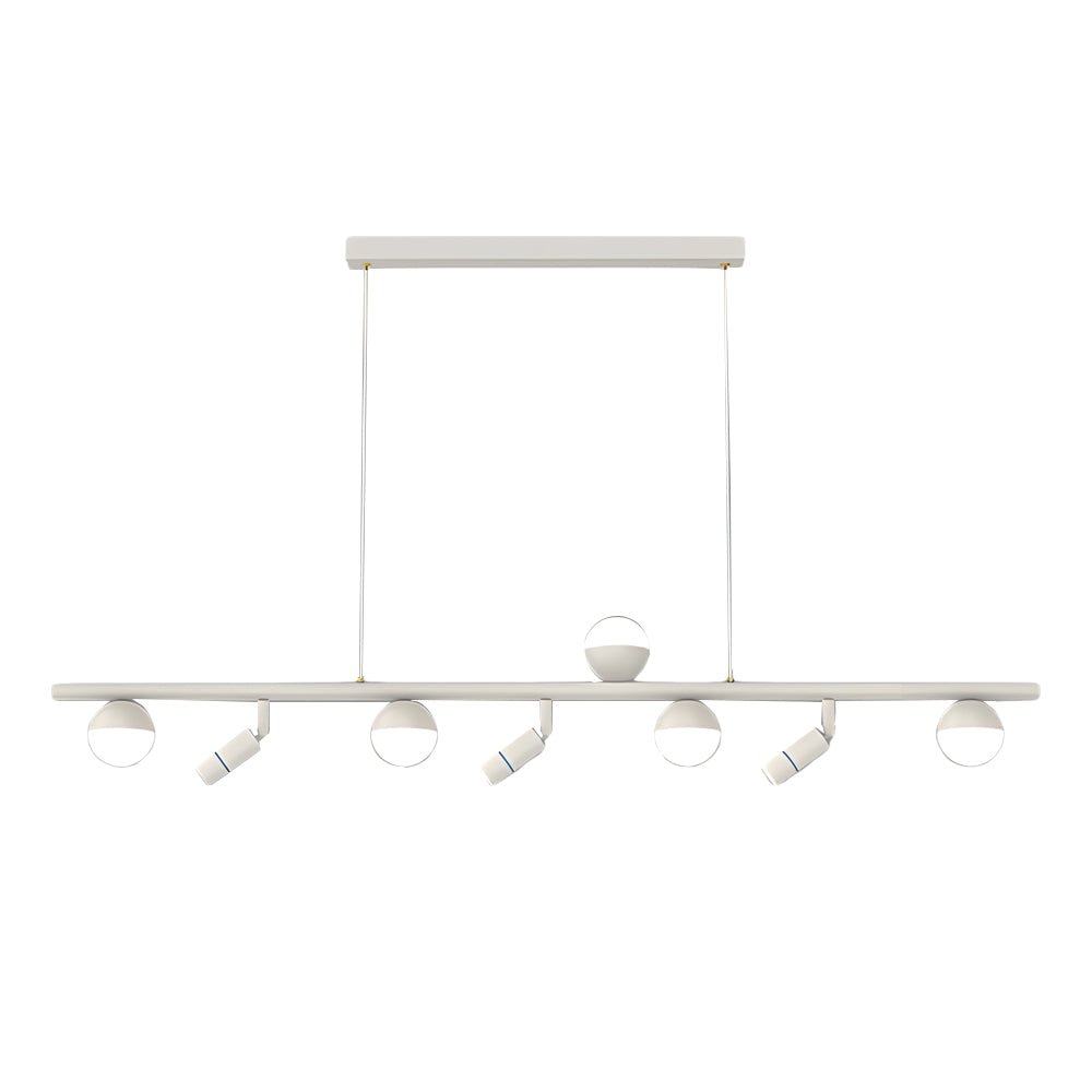 Nordic Linear LED Pendant Light with 3-Step Dimming for Modern Dining Spaces