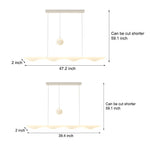 Lumière Blanche Wave LED Chandelier with Three-Step Dimming