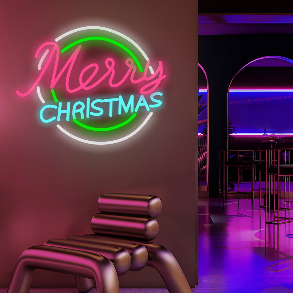 Luminous Acrylic LED Neon Sign Light for Festive Interiors