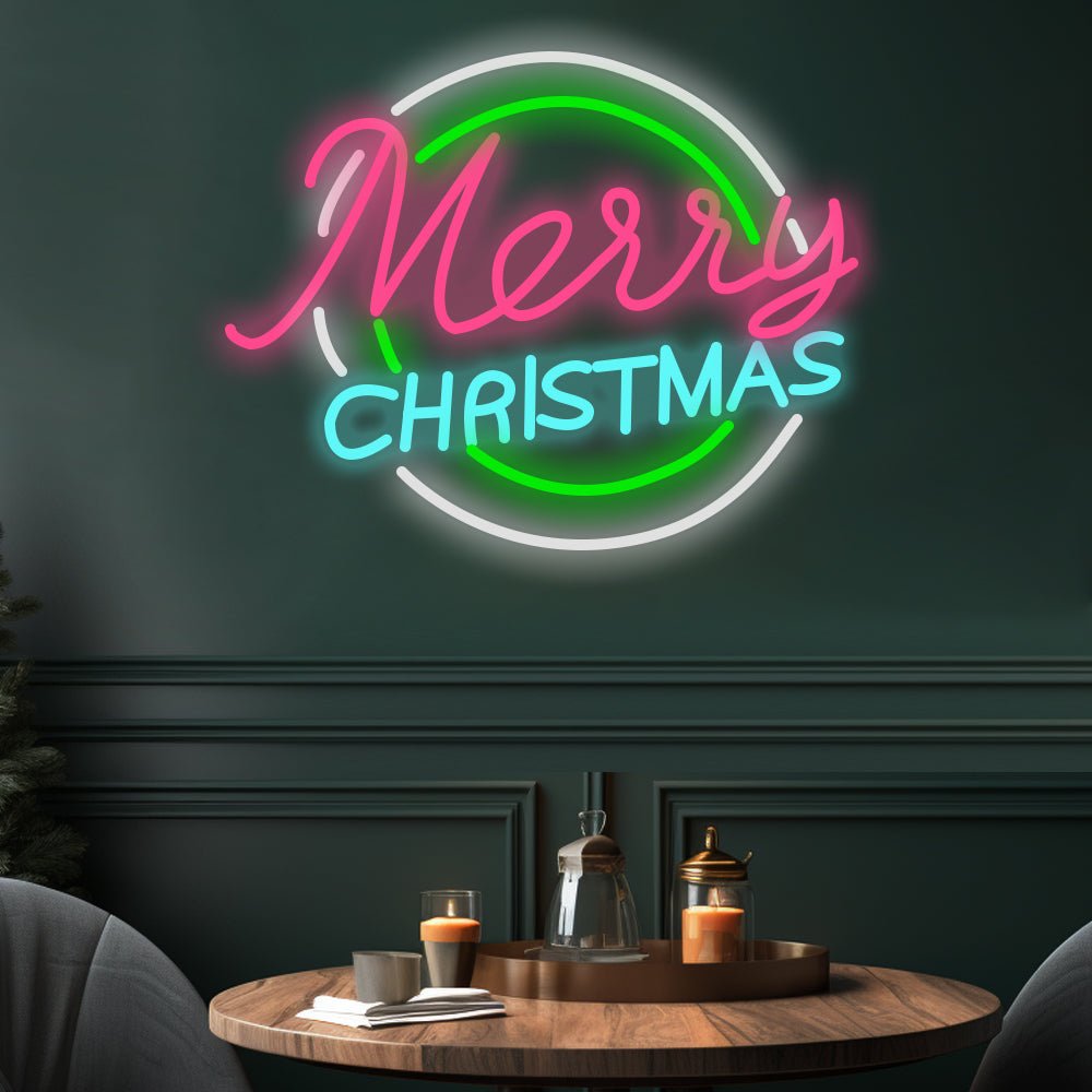 Luminous Acrylic LED Neon Sign Light for Festive Interiors