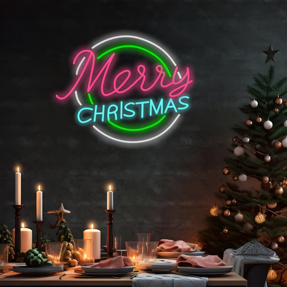 Luminous Acrylic LED Neon Sign Light for Festive Interiors