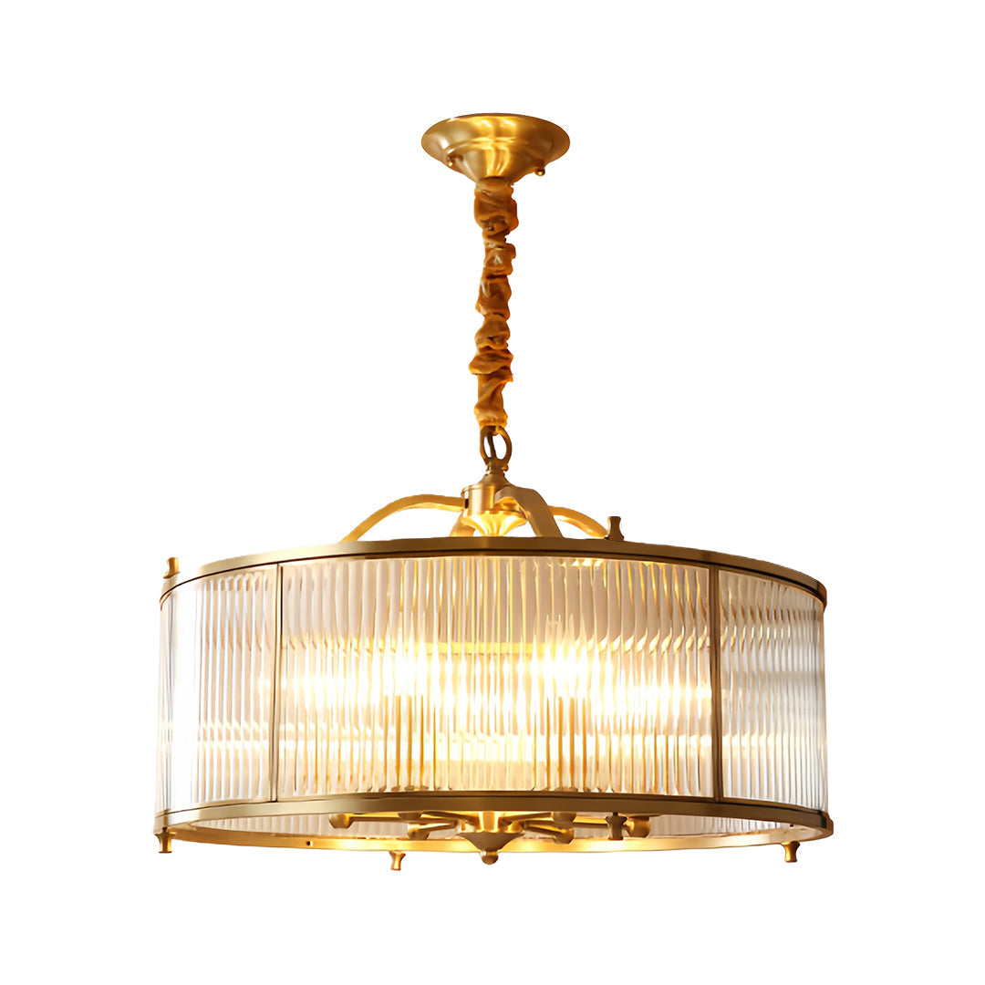 Artisan Brass Semi Flush Mount Ceiling Light with Glass Shade
