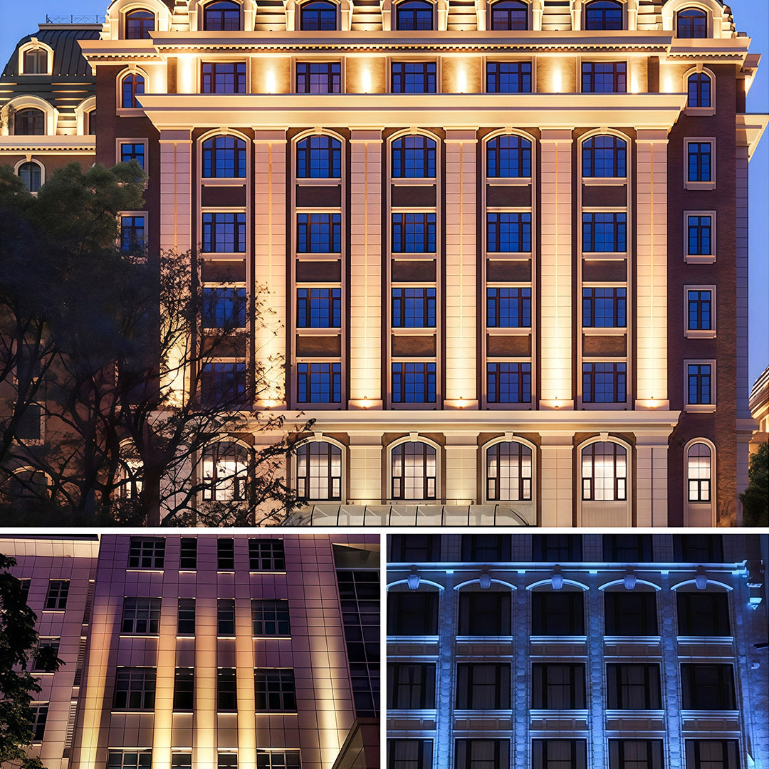 Architectural Square LED Wall Wash Light – IP67 Waterproof Outdoor Luminaire