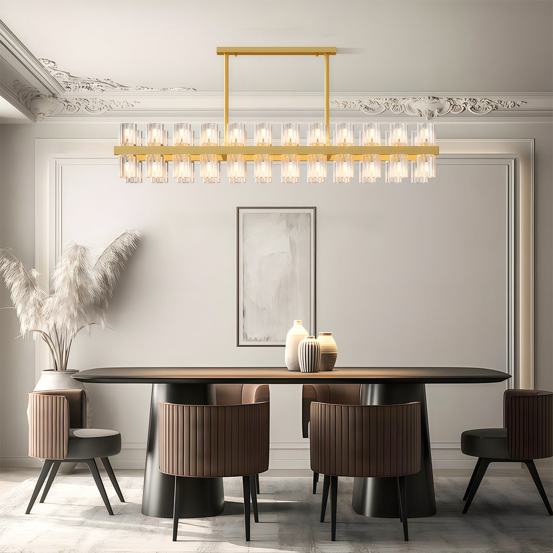 American Copper Crystal Chandelier, Modern Luxury Ceiling Light