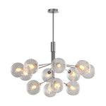 Solid Copper Glass Ball Chandelier | Modern Luxury Pendant Light