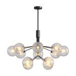 Solid Copper Glass Ball Chandelier | Modern Luxury Pendant Light
