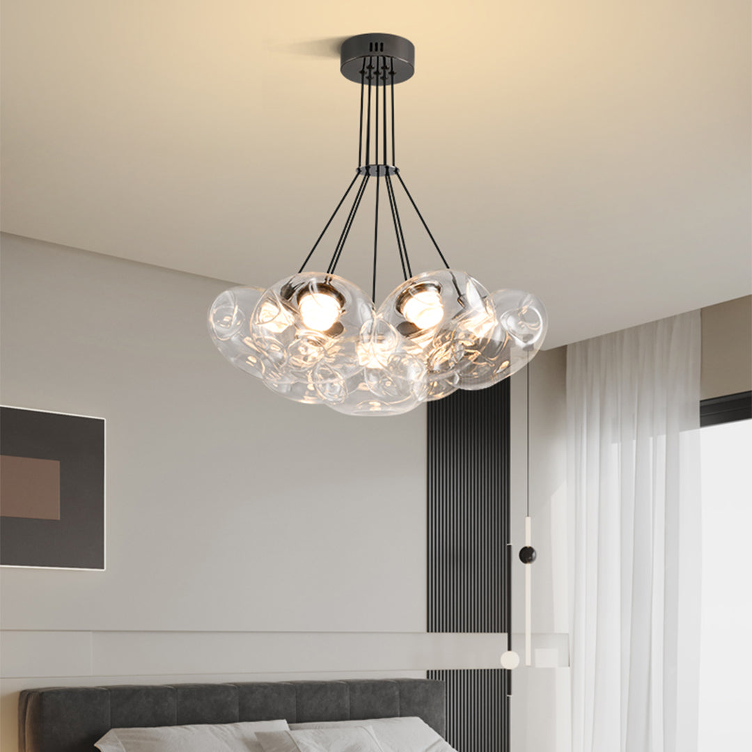 Starry Sky LED Chandelier — Modern Multi-Light Pendant for Living Spaces