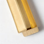 Aurelia Brass and Marble LED Wall Sconce in Gold