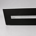 Linear LED Wall Sconce in Black Iron with Acrylic Diffuser