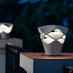 Wave Path Light – Modern Aluminum Bollard for Garden & Landscape