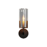 Minimalist Copper Wall Sconce with Glass Shade for Modern Interiors