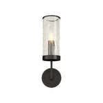 Modern Minimalist Copper Wall Sconce with Clear Glass Shade