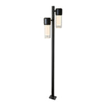 Modern LED Path Light with Clear Glass Shade for Garden Walkways