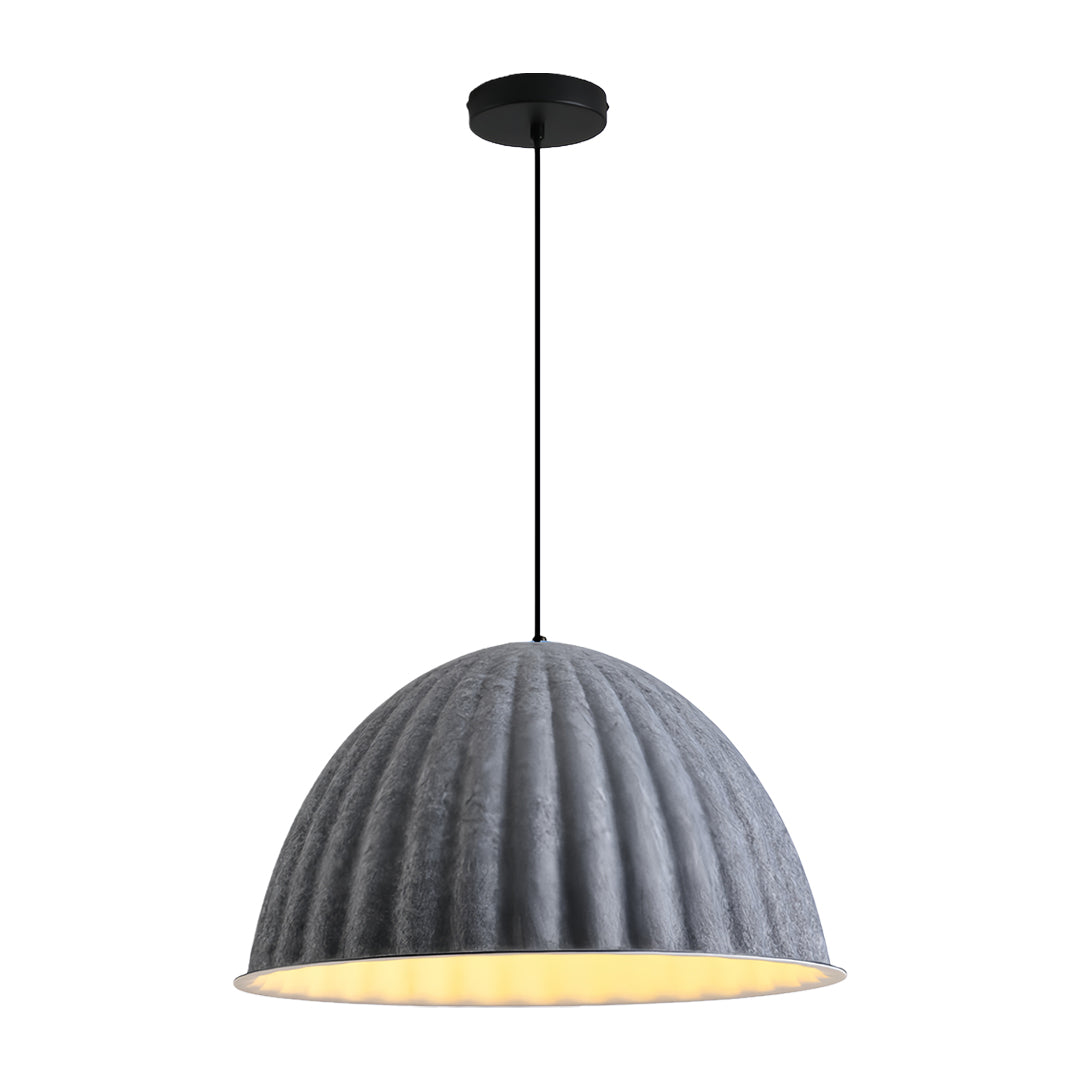 Nordic Pumpkin Felt Pendant Light with Acoustic Design