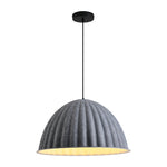 Nordic Pumpkin Felt Pendant Light with Acoustic Design