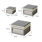 Square Stainless Steel Pier Mount Pillar Light with Warm LED Glow