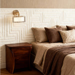 Lumina Gold LED Wall Art Sconce with Crystal Accents