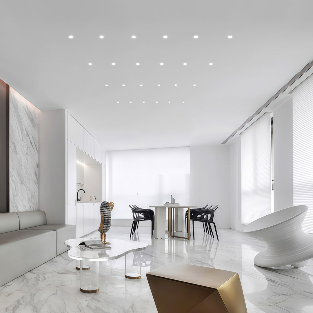 Miniature Recessed LED Spotlight with Anti-Glare Optics for Modern Ceilings