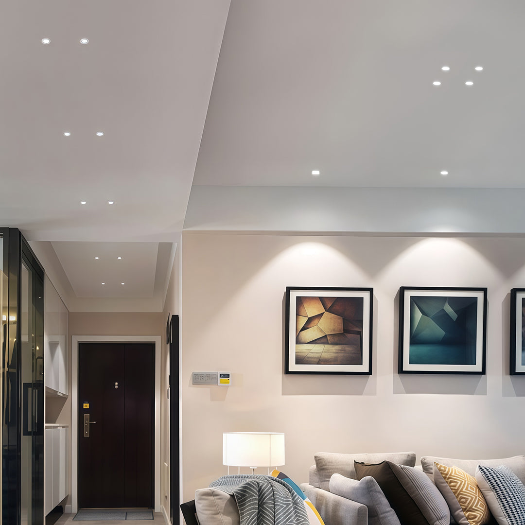 Miniature Recessed LED Spotlight with Anti-Glare Optics for Modern Ceilings