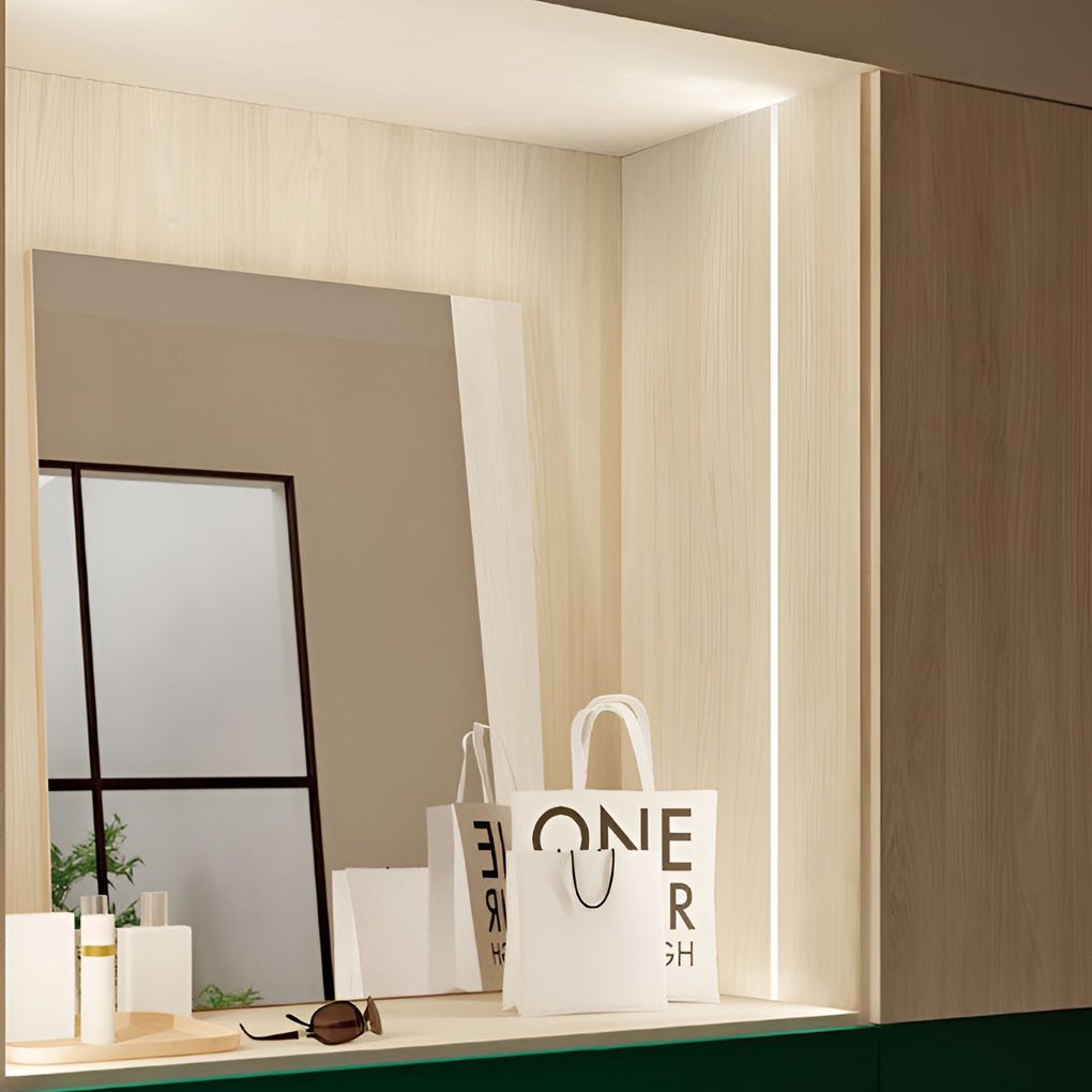 Recessed Aluminum LED Linear Light, Waterproof, Minimalist Wall Sconce