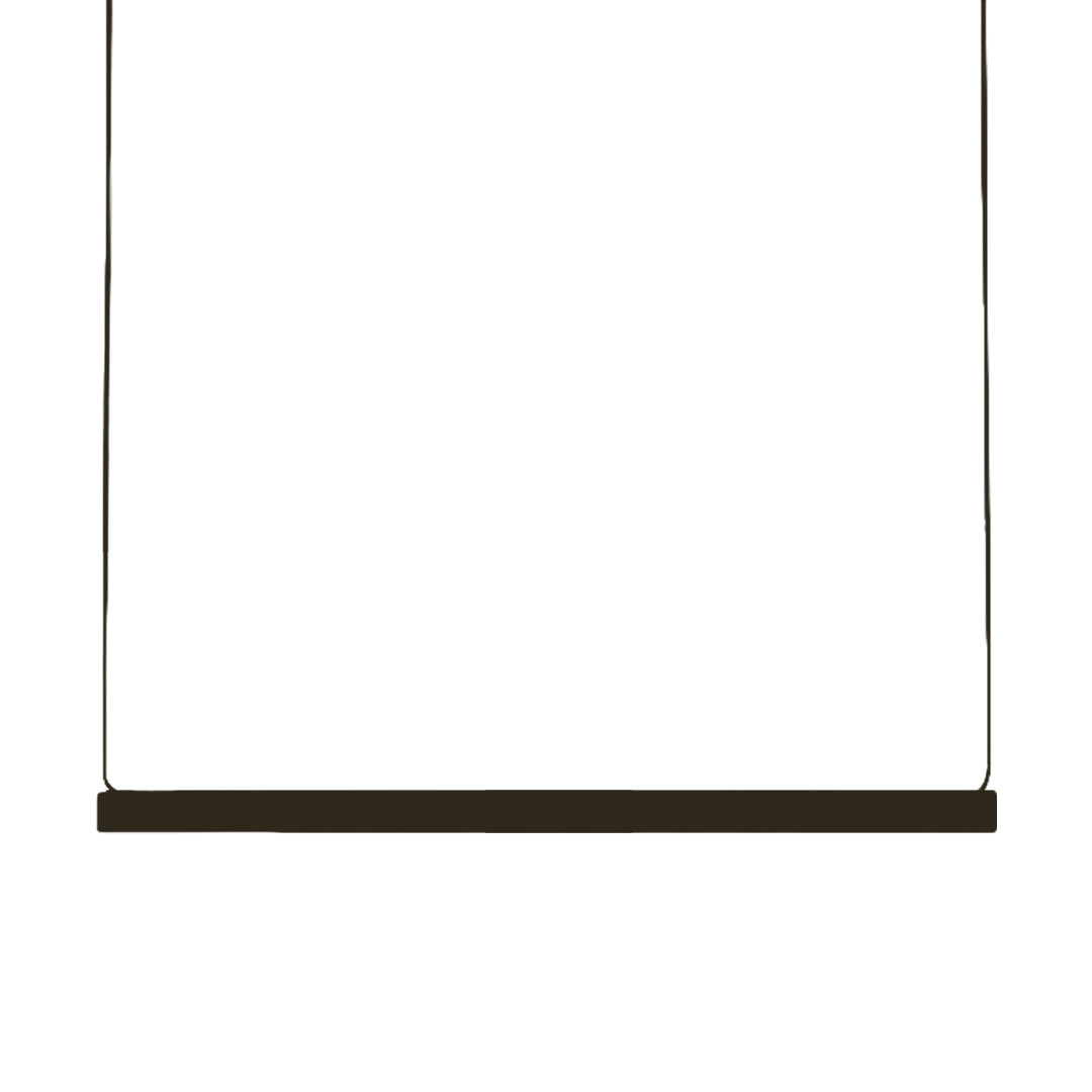 Nordic Minimalist Linear Pendant Light with Adjustable Height