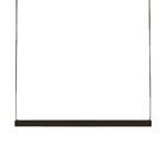 Nordic Minimalist Linear Pendant Light with Adjustable Height