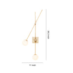 Linear Double Wall Sconce in Iron and Glass, Modern Minimalist Lighting