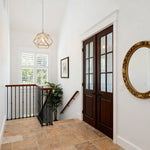 Aurelia Gold Geometric Pendant Light with Adjustable Chain