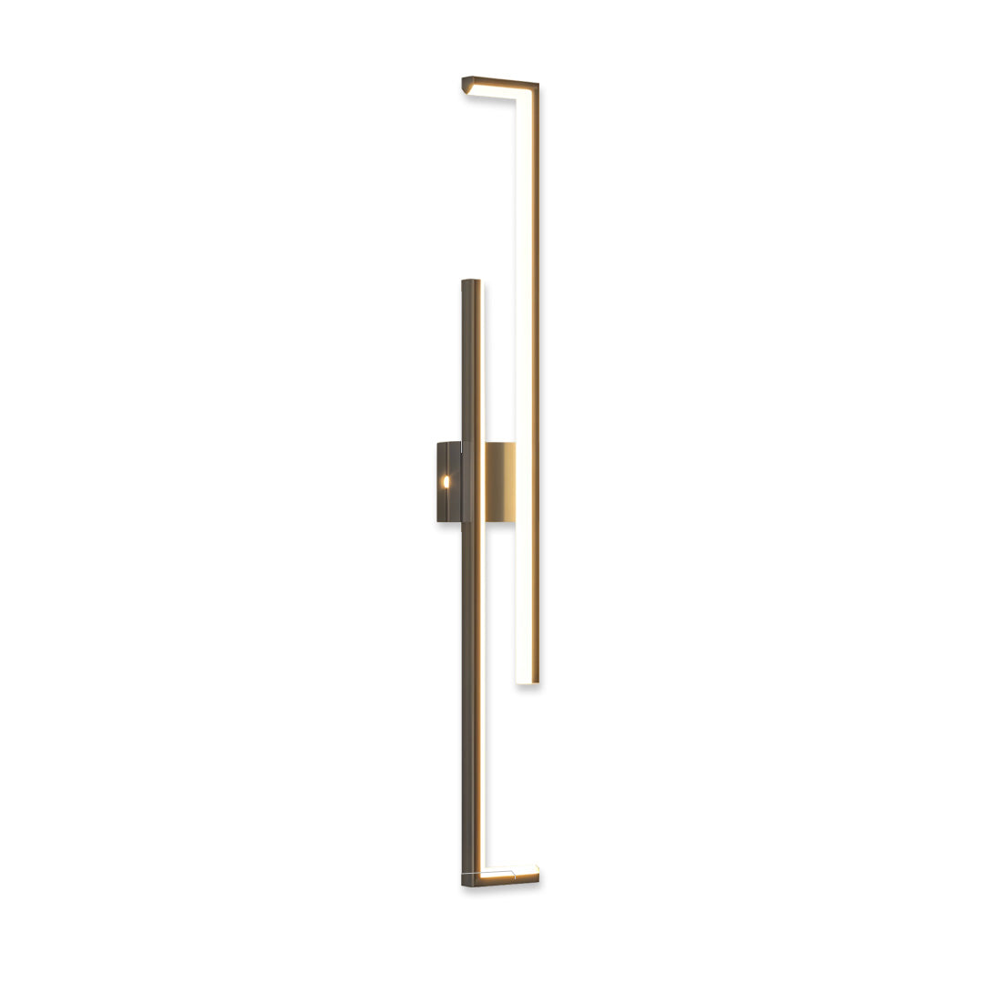 Linear LED Wall Sconce in Iron with Adjustable Color Temperature