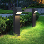 Flash Black LED Lawn Light | Minimalist Waterproof Landscape Lighting for Courtyards and Gardens