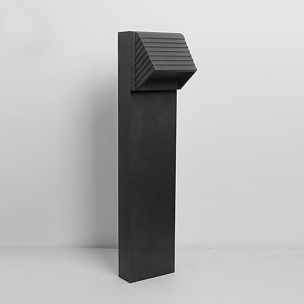 Flash Black LED Lawn Light | Minimalist Waterproof Landscape Lighting for Courtyards and Gardens