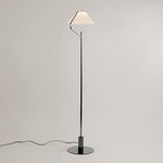Lumina Chrome Floor Lamp with Acrylic Shade, Modern LED Standing Light