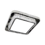 Luxury Crystal Flush Mount Ceiling Light in Polished Chrome