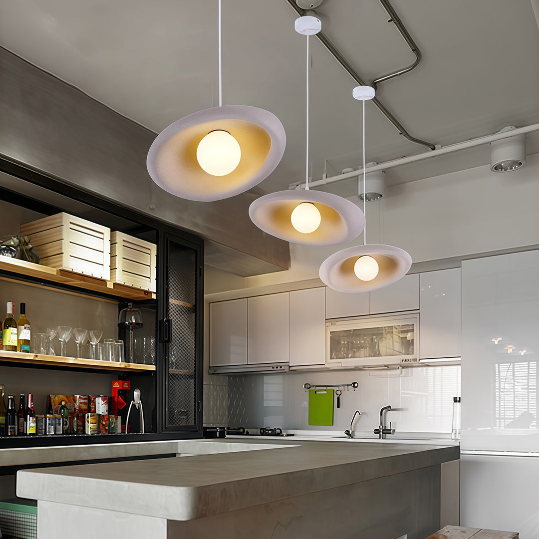 Minimalist Japanese Pendant Light with Adjustable Chain