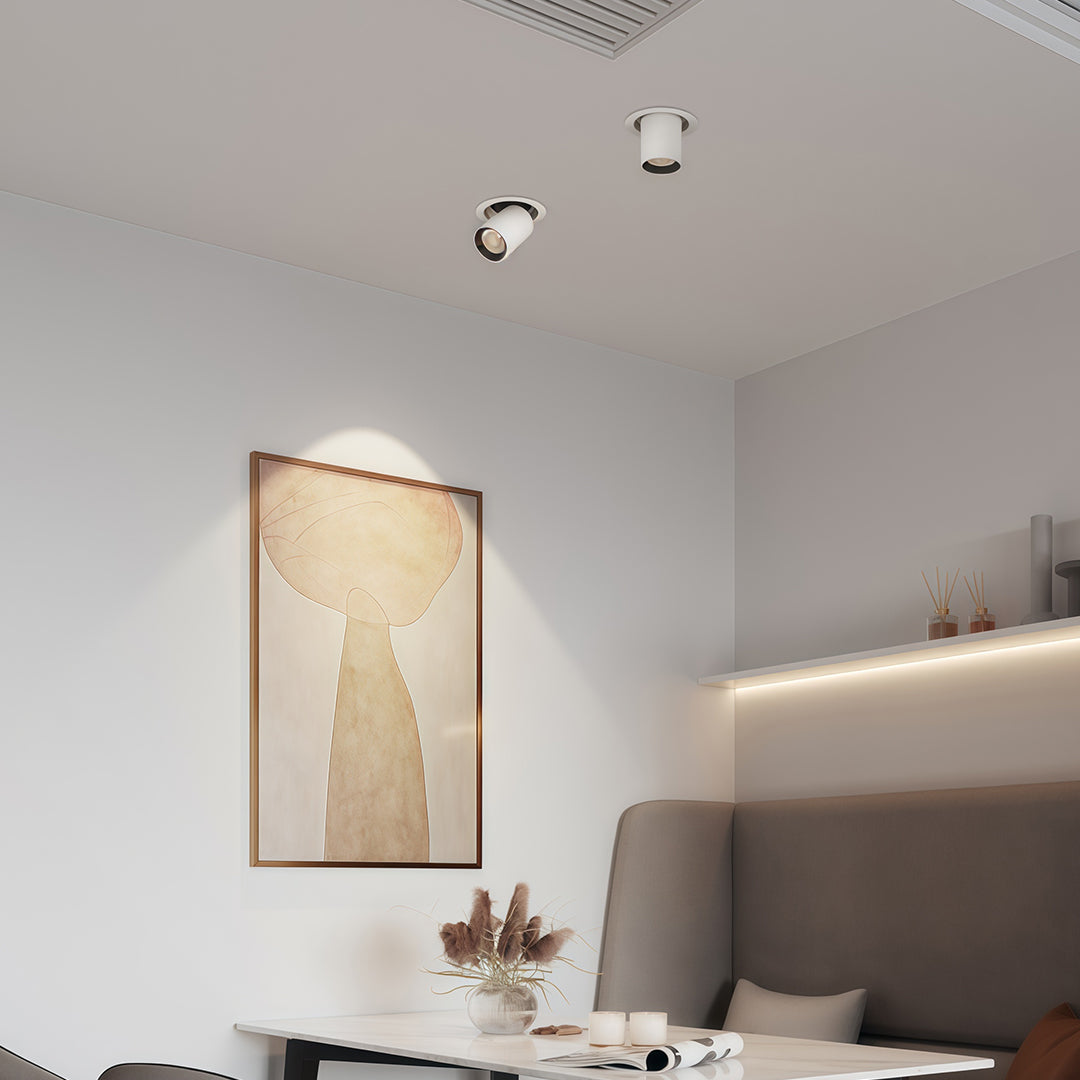 Architectural LED Recessed Spotlights with Adjustable Extendable Head