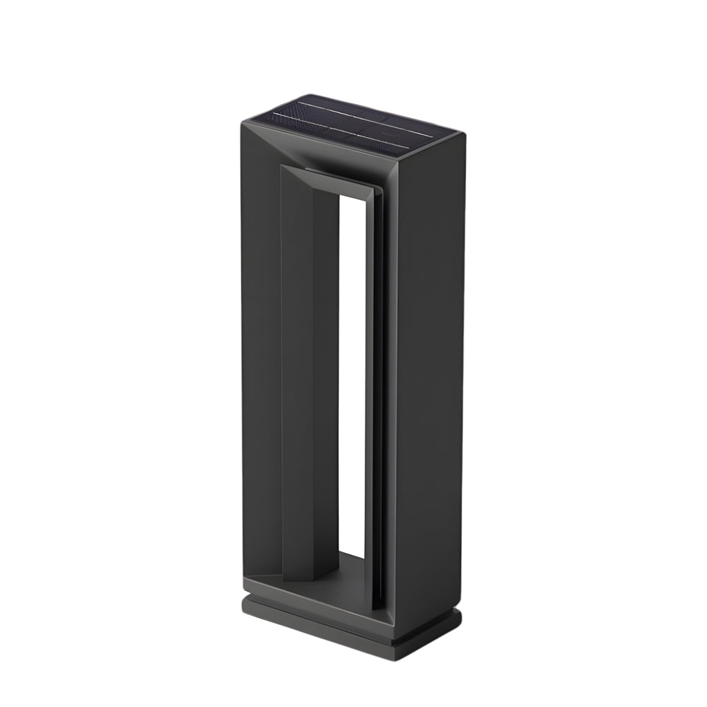 Arch LED Solar Lawn Light – Minimalist Stainless Steel Outdoor Path Lighting