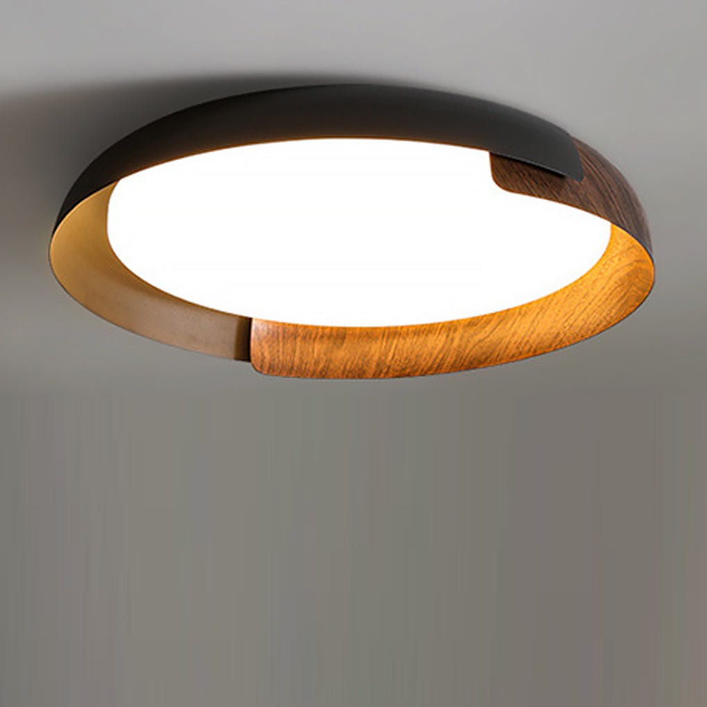 Minimalist Led Stepless Dimming Personality Round Ceiling Light For Bedroom