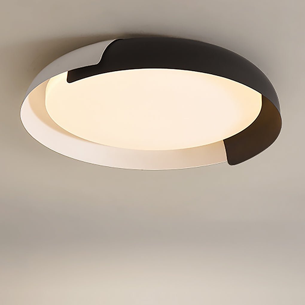 Minimalist Led Stepless Dimming Personality Round Ceiling Light For Bedroom