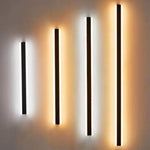 Linear Led Long Outdoor Wall Light Minimalist Exterior Wall Mount Lights Waterproof For Porch