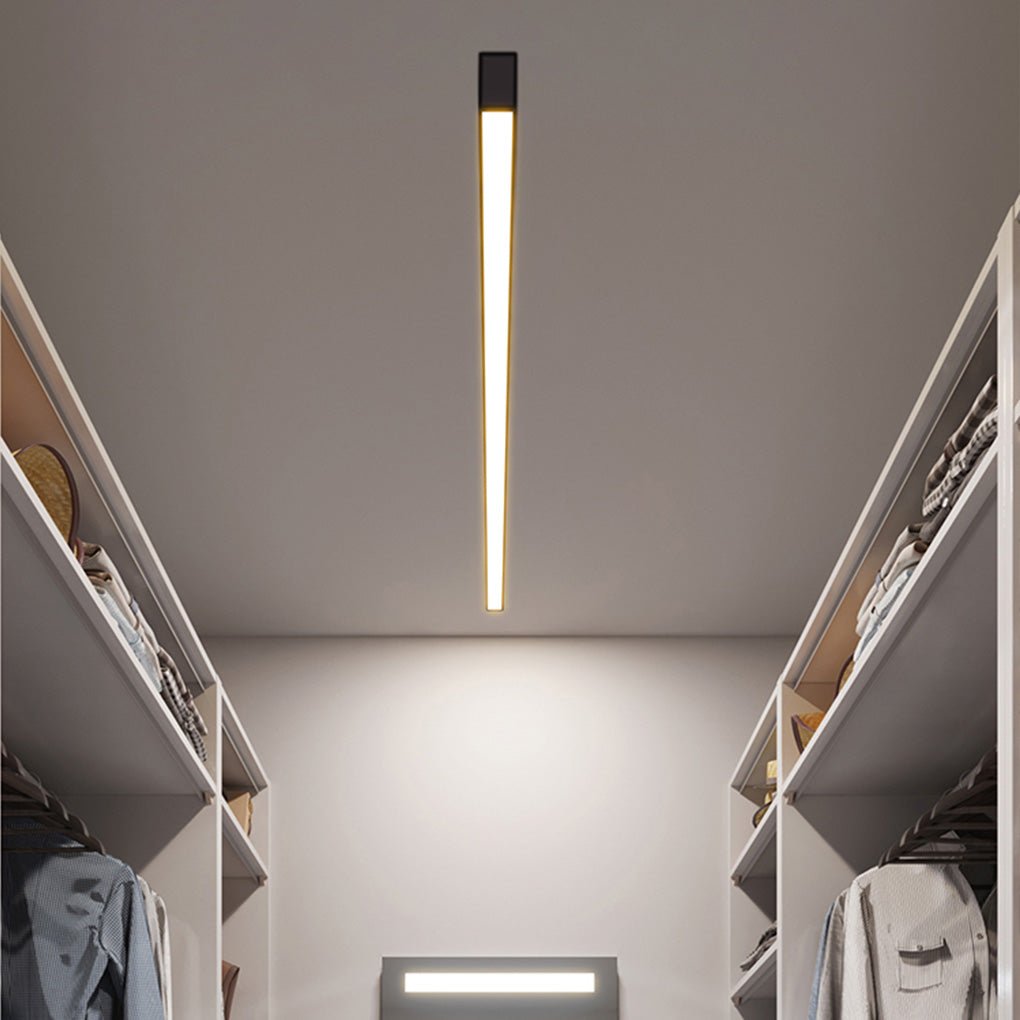 Minimalist LED Ceiling Light with Stepless Dimming and Remote Control