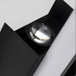 Modern Black Aluminum LED Linear Wall Light for Bedroom and Living Room