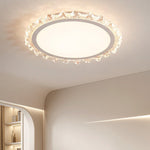 Lumière Rond LED Flush Mount Ceiling Light in White