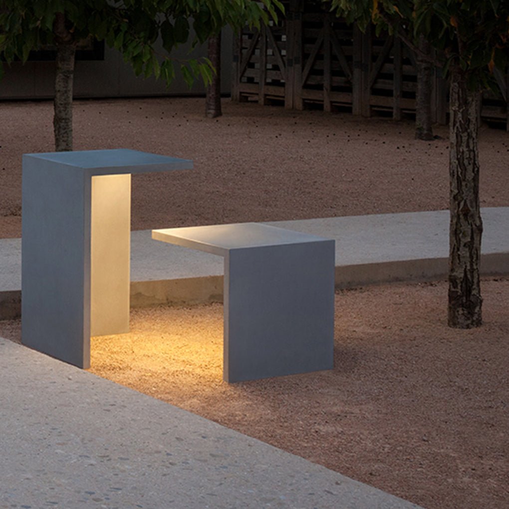 Minimalist Outdoor Landscape Lighting Waterproof Creative Bar Chair Lights