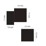 Modern Minimalist Rectangular LED Wall Sconce Set for Bedroom and Living Room