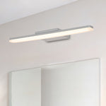 Lumina White LED Vanity Light — Minimalist Acrylic Wall Sconce for Modern Bathrooms